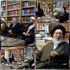 دیدار اعضای کنگره بزرگداشت آیت الله العظمی میلانی با آیت الله سیدان